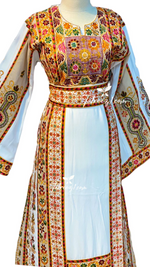 Load image into Gallery viewer, High Quality Stylish Embroidered Palestinian Thobe
