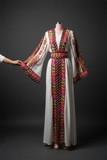2-Piece Embroidered Cardigan Abaya
