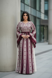 Front Embroidery Elegant Palestinian Dress