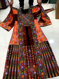 Jennah wnar Malacca Thoub Silk Velvet  Embroidery Thoub come with Belt
