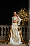 Pre-Order Customized Bridal Dress with Overskirt