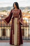 Simply Elegant Thoub Embroidered Palestinian Thobe