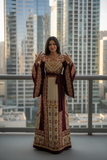 thoub Embroidered Palestinian Fellahi Thobe With Belt