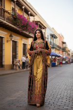 Load image into Gallery viewer, The Diamond Satin Luxury Tatreez Thobe
