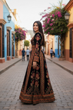 Golden Embroidery Velvet Embroidery Palestinian Fellahi Thobe
