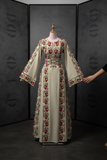 Blooming Elegant Thoub Embroidered Palestinian Thobe