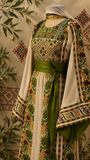 Palestinian Olive Grove Tapestry Thobe Set