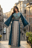 Eid collection Elegant Dress Embroidered Palestinian Thobe