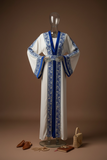 2-Piece Embroidered Cardigan Abaya