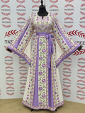 Simply Elegant Thoub Embroidered Palestinian Dress