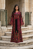 Red/ Black Embroidery Palestine Thoub