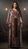 New Collection Jennah wnar Malacca Thoub Silk Velvet  Embroidery Thoub come with Embroidery Belt