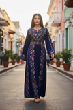 Blue Velvet Bloom Stunning Thoub