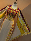 Golden Threads Beige Twilight Traditional Thobe with Wide Sleeves