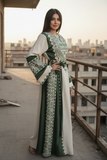 Eid collection Elegant Embroidered Palestinian Dress