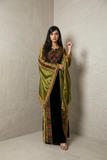 Pistachio The Winged Metallic with Black Accents Thoub