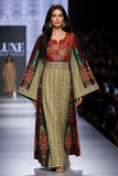 Green Ghabani Traditional Embroidered Thoub