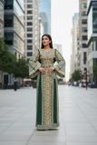 The Emerald Silk Thobe Palestine Thoub