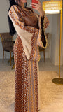 Palestinian Brown Olive Embroidery