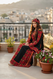 Traditional Red Embroidery Palestinian Fellahi Thobe