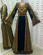 Load image into Gallery viewer, Teal Green
 Velvet Palastine Thoub
