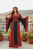 Traditional Red Embroidery Palestinian Fellahi Thobe