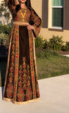 Malacca Brown Silk Velvet