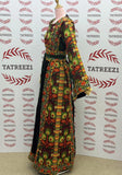 Green Embroidery Traditional luxurious touch Thoub