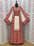 Palestinian Red Traditional Embroidery