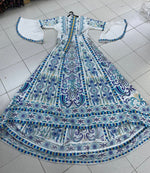 Load image into Gallery viewer, Fluffy Bridal Thoub Multicolor  Stone Embroidery Thobe
