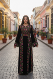 Black Velvet Bloom Stunning Thoub