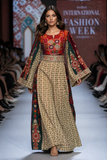 Green Ghabani Traditional Embroidered Thoub