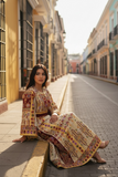 Baharej Thoub Luxury Embellishments Beige Shade Embroidered Palestinian Thobe