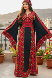 Traditional Red Embroidery Palestinian Fellahi Thobe