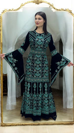 Load image into Gallery viewer, The Perfection Embroidery Mermaid, Long Thoub Dress
