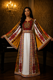 Golden Threads Twilight Traditional Thobe with Wide Sleeves