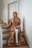 Multicolored Embroidered Palestinian Fellahi Thobe