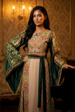The Winged Metallic with Green Accents Thobe