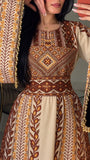 Palestinian Brown Olive Embroidery