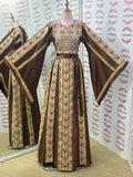 The Coffee Embroidered Palestinian Thobe