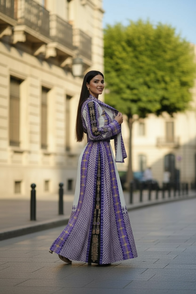 The Royal Tapestry Violet of Jerusalem Thawb