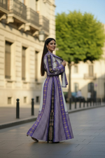 Load image into Gallery viewer, The Royal Tapestry Violet of Jerusalem Thawb
