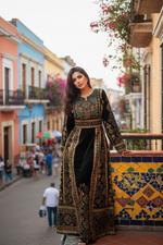 Load image into Gallery viewer, Green Velvet Stunning Thoub
