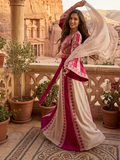 Pink Embroidery Silk Fashion Dress