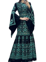 Load image into Gallery viewer, The Perfection Embroidery Mermaid, Long Thoub Dress
