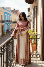 Load image into Gallery viewer, Beige Shade Kasab Malacca Thobe
