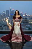 Pre-Order Customized Bridal Dress with Removable skirt
