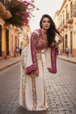 Elegant Embroidered Palestinian Fellahi Thobe