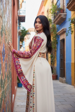 Charger l'image dans la galerie, Elegant Embroidered Palestinian Fellahi Thobe
