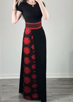 Load image into Gallery viewer, Red Beautifully Embroidery Long Skirt
